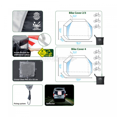 Навіс Brunner Велосипедний навіс 2/3