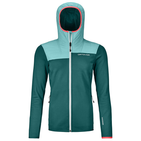 Жіноча толстовка Ortovox Fleece Plus Hoody W зелений