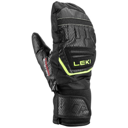 Лижні рукавички Leki WCR Team 3D Junior Mitt чорний/зелений black-ice lemon