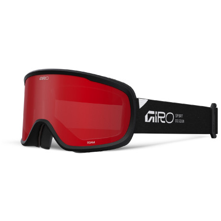 Лижна маска Giro Roam Black Stacked-Amber Scarlet/Yellow