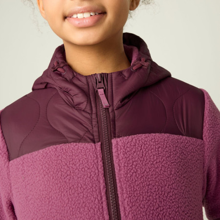 Дитяча толстовка Regatta Myla Hybrid Jacket Fig/Violet