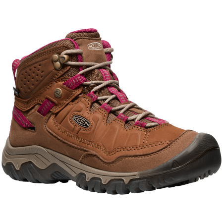 Жіночі трекінгові черевики Keen Targhee Iv Mid Wp Women коричневий bison/beaujolais