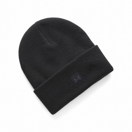 Жіноча шапка Under Armour W'S Halftime Beanie чорний Black/Black/Anthracite