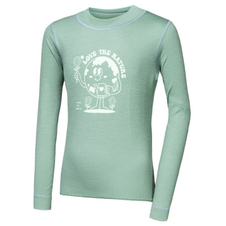 Дитяча функціональна футболка Sensor Merino DF Planet Basil Green світло-зелений Basil Green