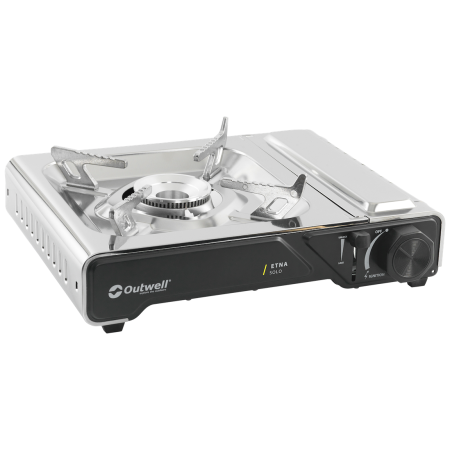 Кемпінгова плита Outwell Etna Solo срібний Silver Grey