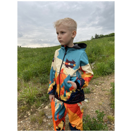 Дитяча софтшелова куртка WAMU Mountain Bike