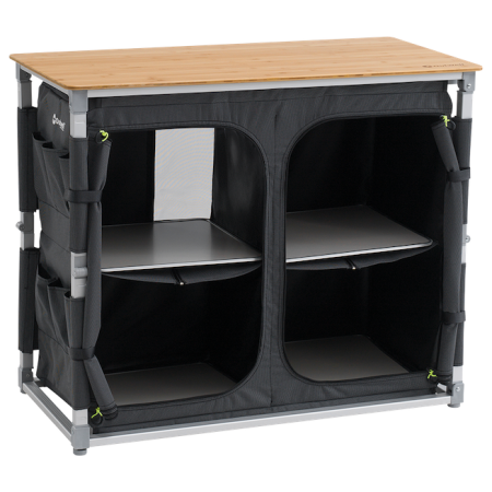 Кухня Outwell Padres XL Storage Unit чорний/коричневий Shadow Grey