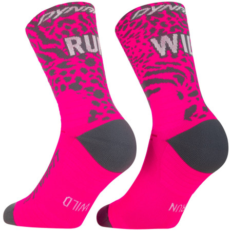 Шкарпетки Dynafit Run Wild Crew Sk рожевий pink glo/0720