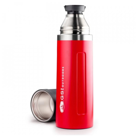 Термос GSI Outdoors Glacier Stainless Vacuum Bottle 1l червоний red