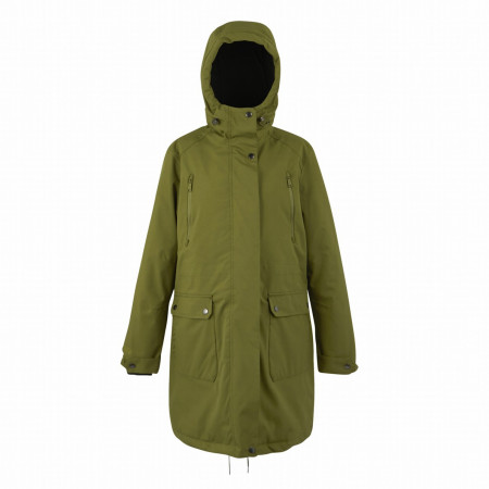 Жіноче пальто Regatta Valenta темно-зелений NephGrn(Blk)