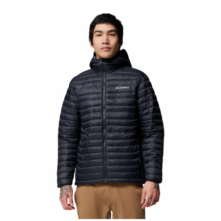 Чоловіча куртка Columbia Powder Pass™ Hooded Jacket чорний Black