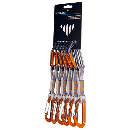 Набір відтяжок Camp Photon Mixed Express Ks 12 Cm 6 Pack срібний/помаранчевий