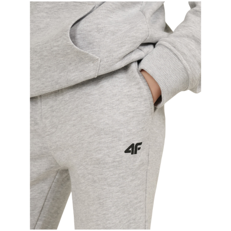 Дитячі спортивні штани 4F Trousers Cas M1828 Cold Light Grey Melange