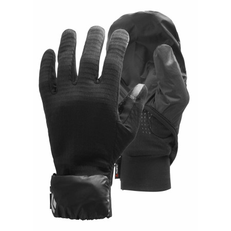 Rukavice Black Diamond Wind hood gridtech gloves černá Black