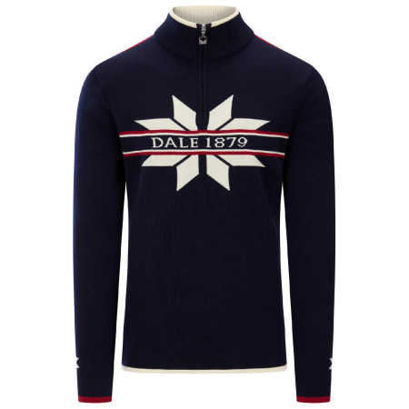 Чоловічий светр Dale of Norway Nåle Masc. Sweater темно-синій/білий Marine Offwhite