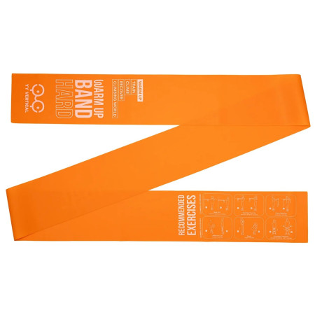 Гумова стрічка для посилення м'язів YY VERTICAL Warm Up Band Orange Hard