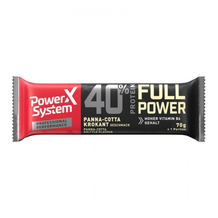 Батончик Jerky Power System Professional Protein Bar 40% Panna-Cotta Brittle 70g
