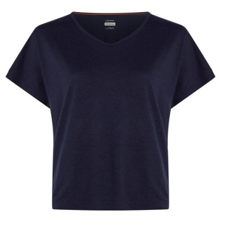 Жіноча функціональна футболка Icebreaker Women Mer 150 Lodge SS Tee темно-синій Midnight Navy