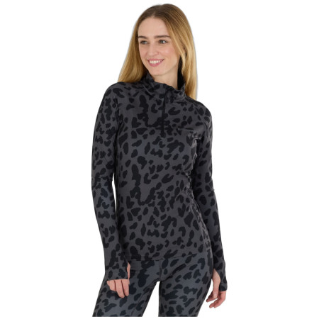 Жіноча функціональна футболка Fundango Yade II Baselayer Top чорний/сірий scratch
