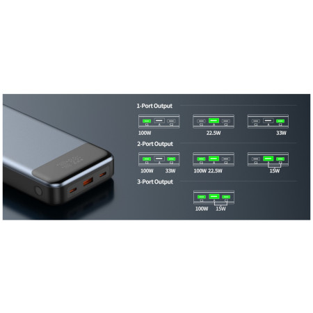 Повербанк Swissten POWER BANK 30000 mAh