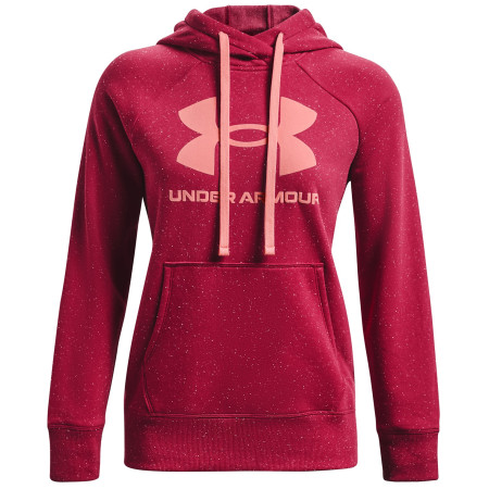 Жіноча толстовка Under Armour Rival Fleece Logo Hoodie рожевий
