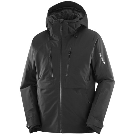 Чоловіча куртка Salomon Brilliant 2.0 Jacket M чорний DEEP BLACK