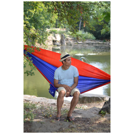 Гамак Hamaka.eu Single синьо-червоний