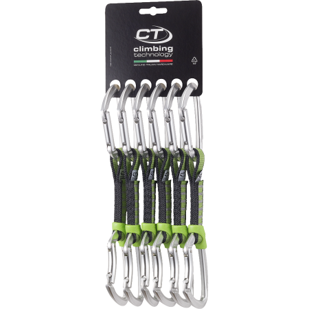 Відтяжки Climbing Technology Lime NY 12 см silver 6 шт