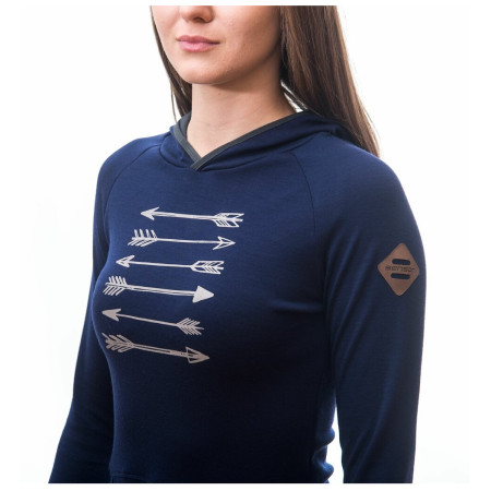 Жіноча толстовка Sensor Merino Upper Arrows