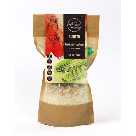 Готова їжа Na Italské farmě Різотто, сушені помідори та цукіні