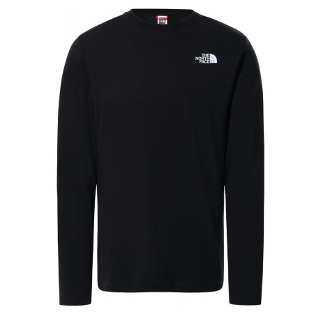 Чоловіча футболка The North Face Red Box Tee Long Sleeve чорний/зелений