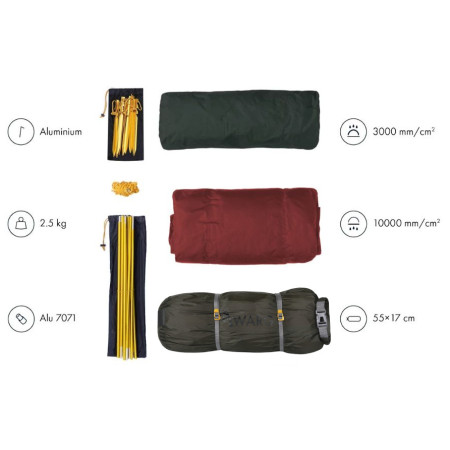 Туристичний намет Warg Alp 3