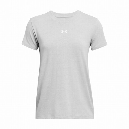 Жіноча футболка Under Armour Off Campus Core SS світло-сірий ModGrayLightHeather/White