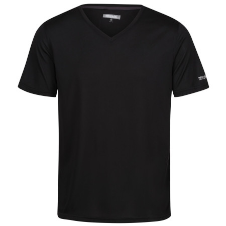 Чоловіча футболка Regatta Fingal V-Neck чорний Black