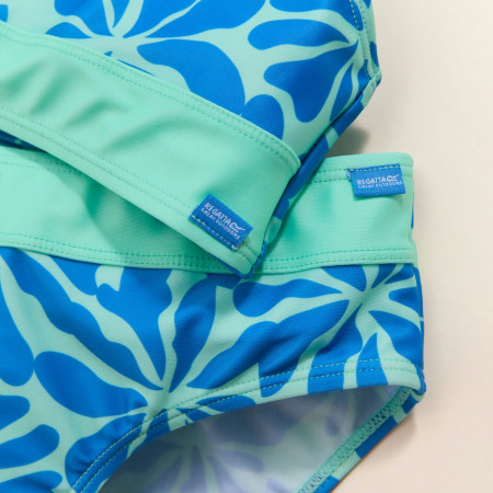 Дитячий купальник Regatta Dakaria Bikini III SnBluIcGrnFl
