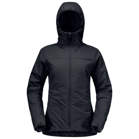 Жіноча зимова куртка Norrona femund thermo60 Zip Hood чорний Caviar Black