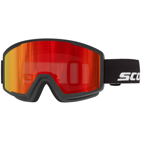 Лижна маска Scott Goggle Trace Pro Compact чорний/червоний black/red chrome S3