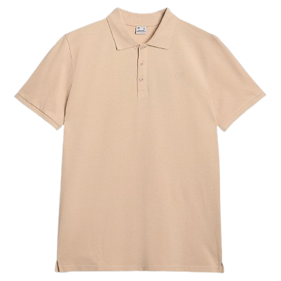 Чоловіча футболка 4F Polo Shirt M555 бежевий BEIGE