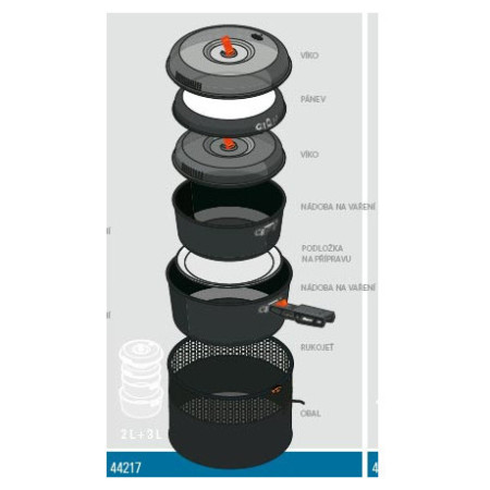 Набір посуду GSI Outdoors Bugaboo Base Camper Medium