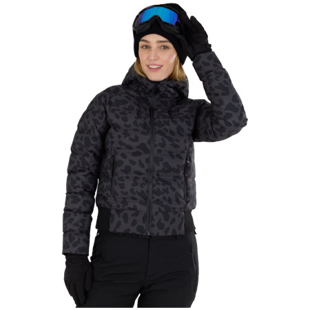 Жіноча куртка Fundango Zina Padded Jacket чорний/сірий scratch