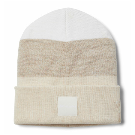 Зимова шапка Columbia City Trek Color Block Beanie бежевий Chalk