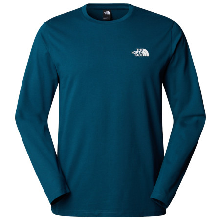 Чоловіча футболка The North Face M L/S Simple Dome Tee синій MIDNIGHT PETROL