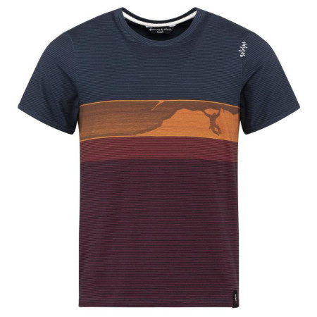 Чоловіча функціональна футболка Chillaz Kamu Climbing синій/червоний