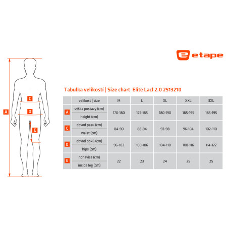 Чоловічі велосипедні шорти Etape Elite Lacl 2.0