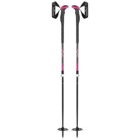 Жіночі трекінгові палиці Leki Aergonlite 2 Lady чорний/рожевий DarkanthraciteBerryWhite