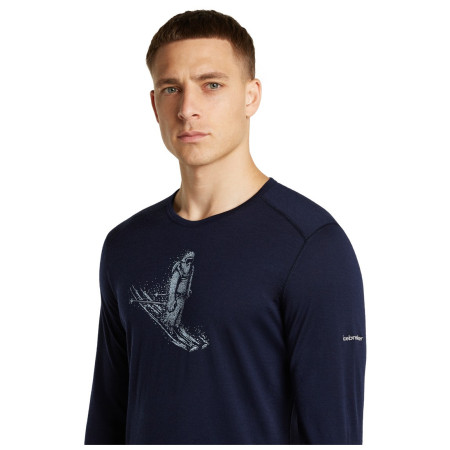 Чоловіча функціональна футболка Icebreaker Men Merino 200 Oasis LS Crewe SkiingYeti