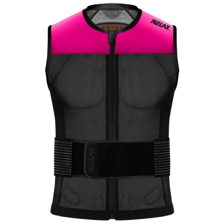 Дитячий захист для спини Relax Speedmaster Evo Jr. чорний/рожевий černá, neon růžová