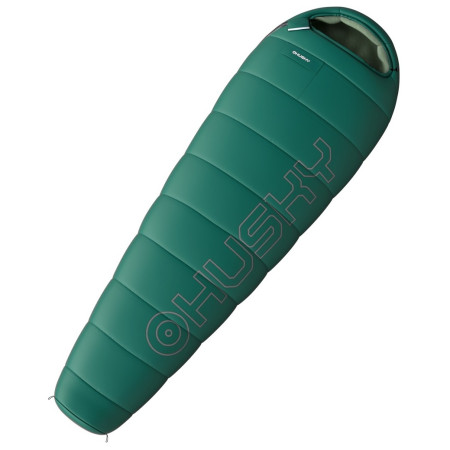 Спальний мішок Husky Mikro Musset Short -3°C темно-зелений