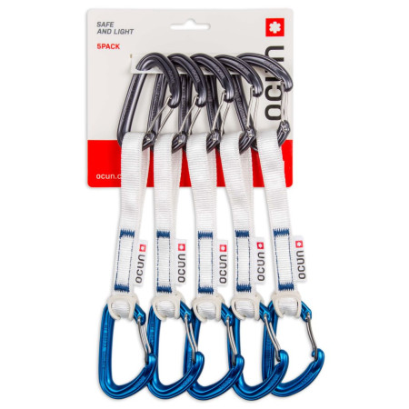Набір відтяжок Ocún Kestrel Qd Bio-Dyn-Ring 15 Mm 15 Cm 5-Pack синій