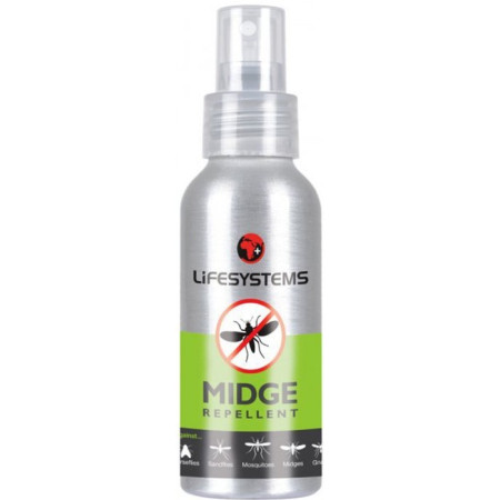 Repelent Lifesystems Midge Repellent - 100ml Saltidin spray šedá